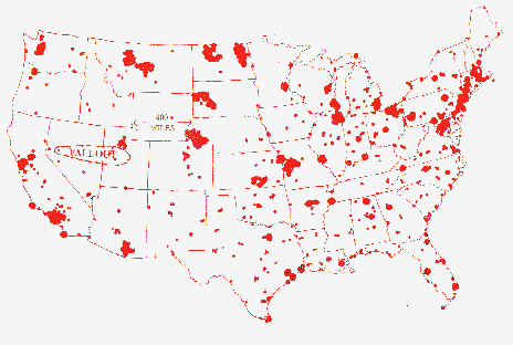 Upstate New York Map. spaces in upstate New York