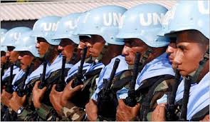 Image result for united nations soldiers in blue helmets