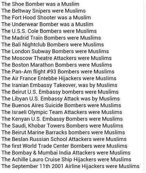 Muslims did this